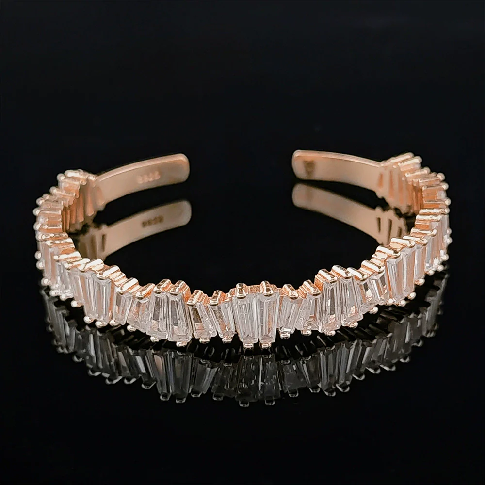 Irregular Adjustable Bracelet Copper Geometric Electroplating Design - Image 30