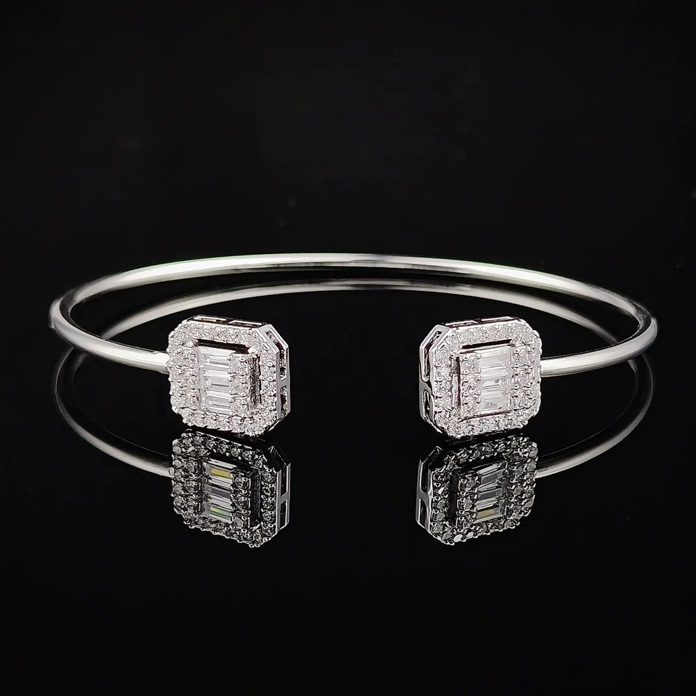 Irregular Adjustable Bracelet Copper Geometric Electroplating Design - Image 32