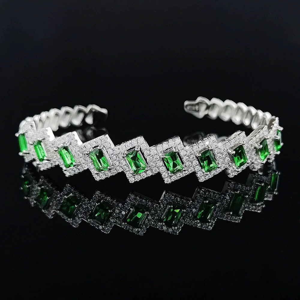 Irregular Adjustable Bracelet Copper Geometric Electroplating Design - Image 9