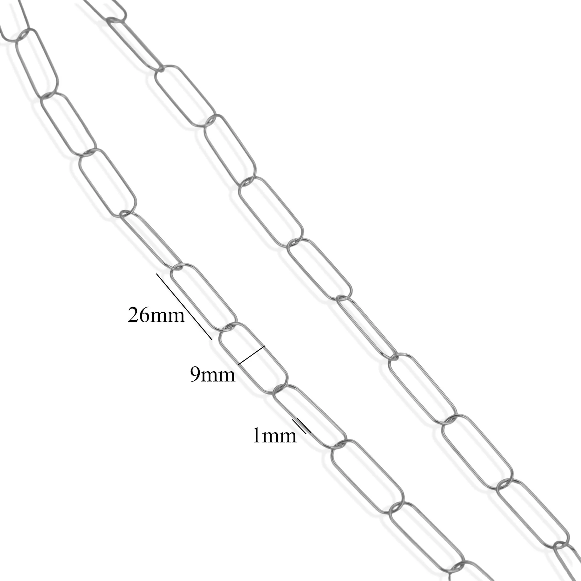 Jewelry Accessories Chain Stainless Steel Handmade Electroplated 18K Real Gold - Image 13