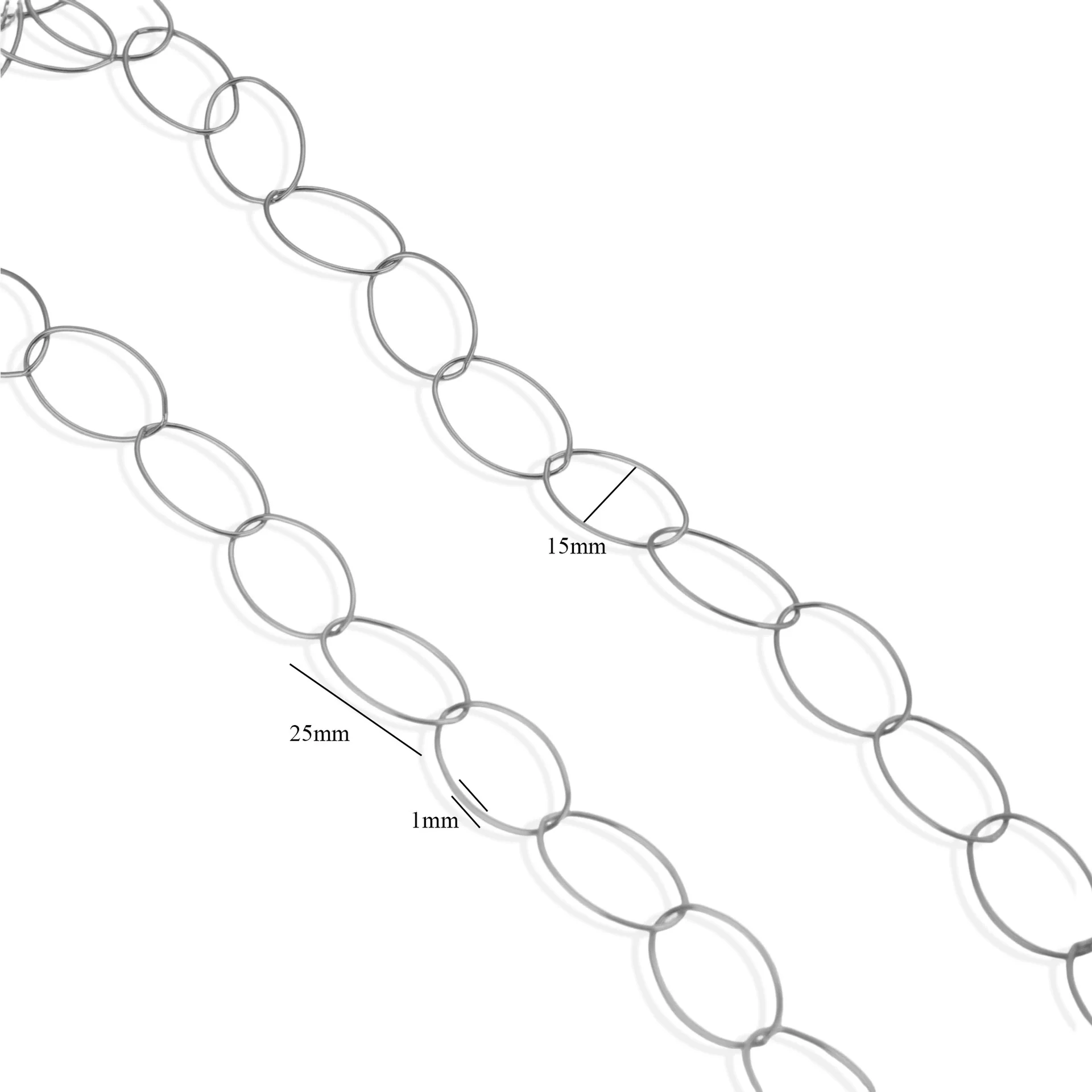 Jewelry Accessories Chain Stainless Steel Handmade Electroplated 18K Real Gold - Image 9