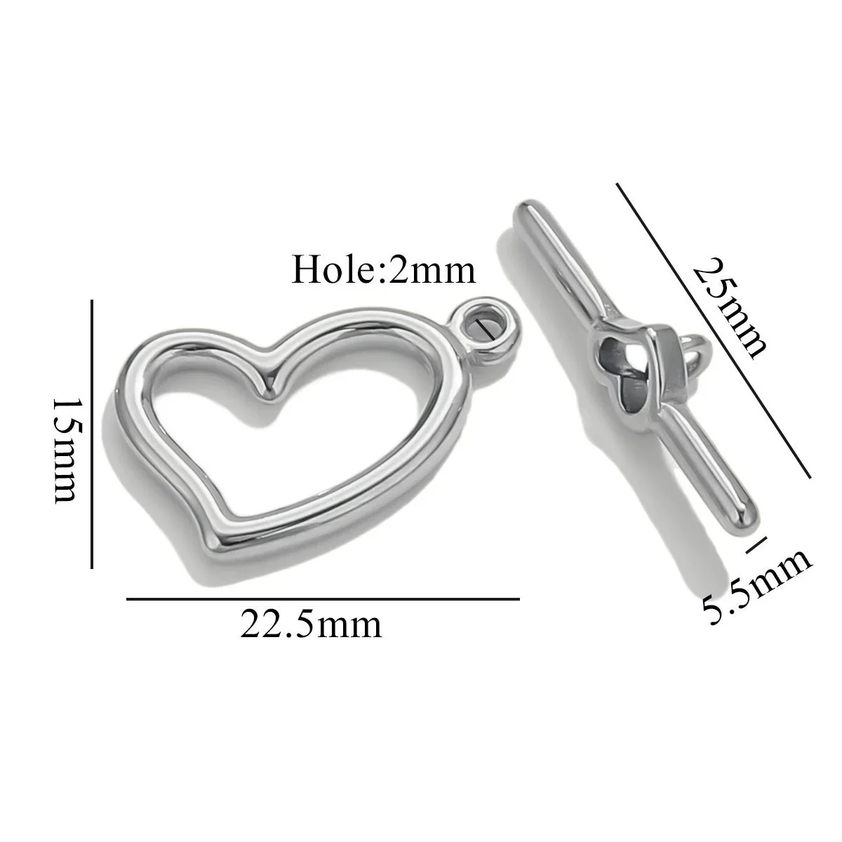 Jewelry Accessories Connection Buckle Stainless Steel Electroplating Gold Finishing - Image 13