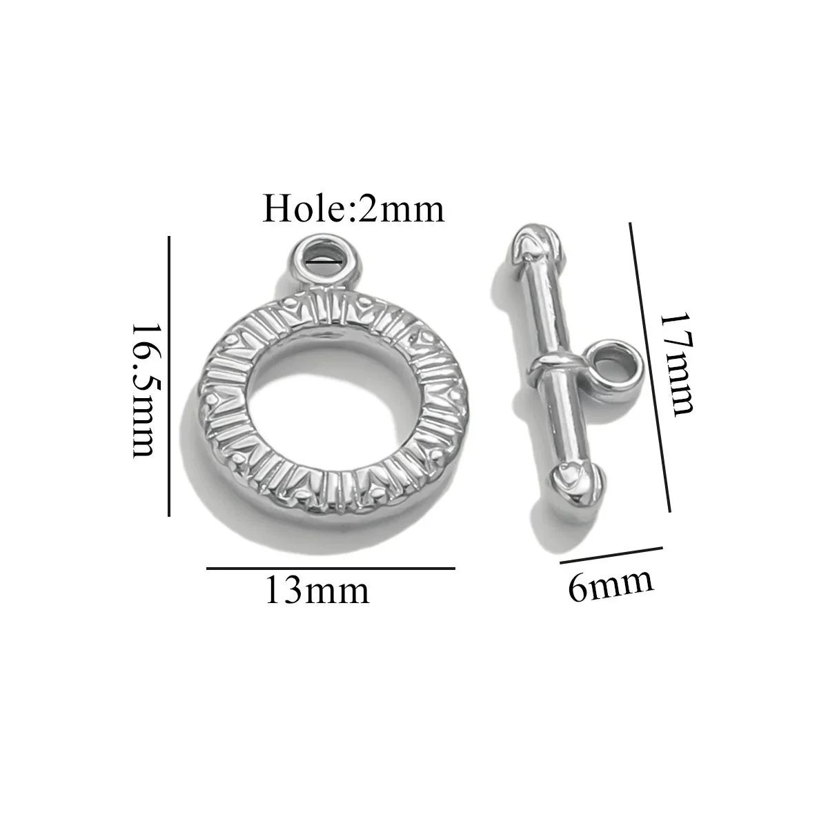 Jewelry Accessories Connection Buckle Stainless Steel Electroplating Gold Finishing - Image 15