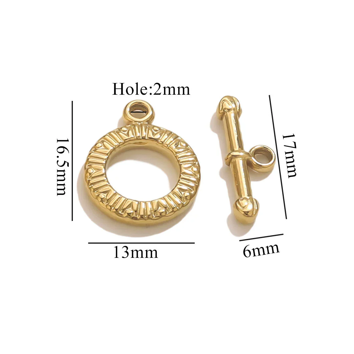 Jewelry Accessories Connection Buckle Stainless Steel Electroplating Gold Finishing - Image 26