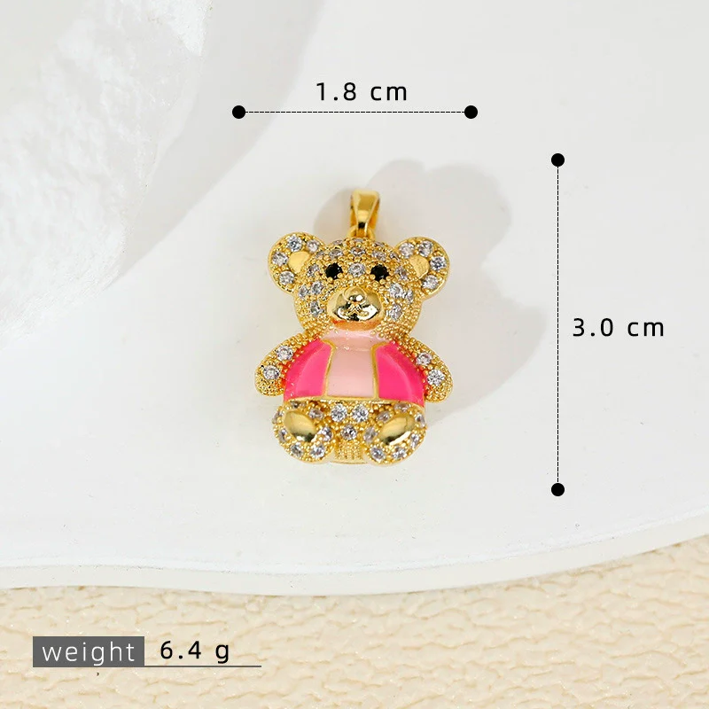 Jewelry Accessories Copper Animal Pendant Necklace Earrings Bracelet With Cartoon Style And Electroplating Treatment - Image 13