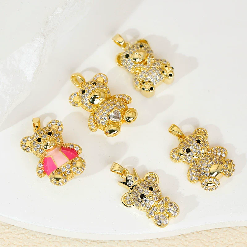 Jewelry Accessories Copper Animal Pendant Necklace Earrings Bracelet With Cartoon Style And Electroplating Treatment - Image 4