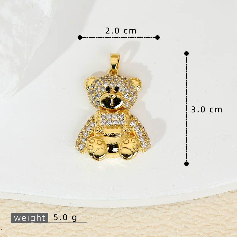 Jewelry Accessories Copper Animal Pendant Necklace Earrings Bracelet With Cartoon Style And Electroplating Treatment - Image 6