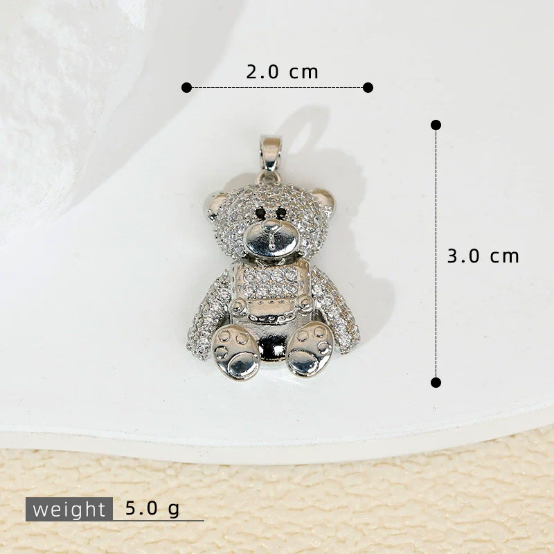 Jewelry Accessories Copper Animal Pendant Necklace Earrings Bracelet With Cartoon Style And Electroplating Treatment - Image 7