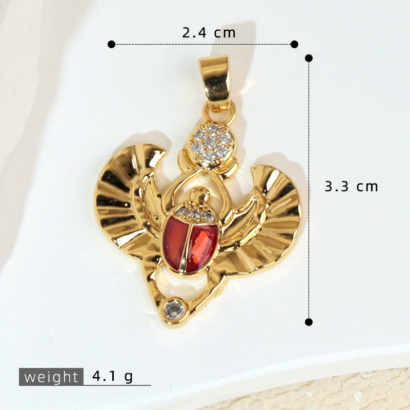 Jewelry Accessories Copper Animal Zodiac Cartoon Style Electroplating Pendant Necklace Earrings Bracelet Diy Material - Image 11