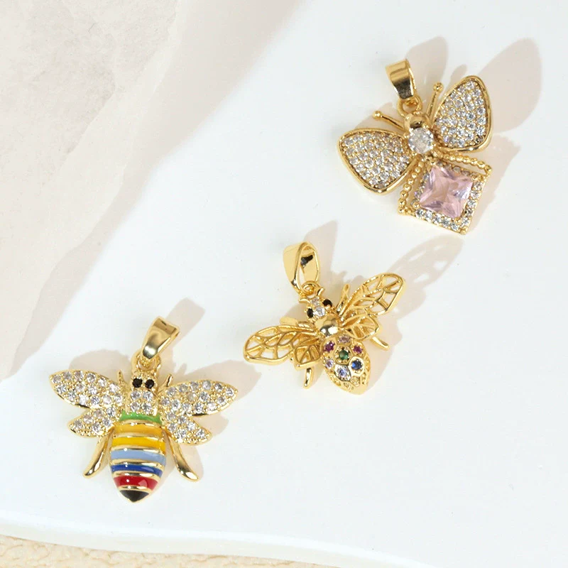 Jewelry Accessories Copper Animal Zodiac Cartoon Style Electroplating Pendant Necklace Earrings Bracelet Diy Material - Image 2
