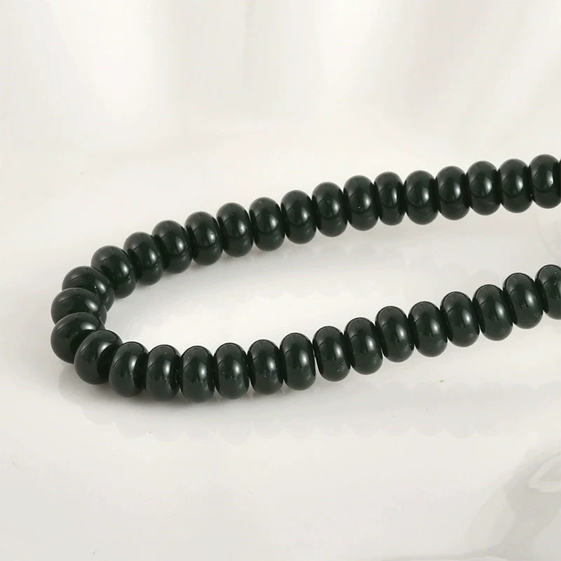 Jewelry Accessories Glass Glazed Pearlescent Flat Beads For Diy Bracelet Necklace - Image 14
