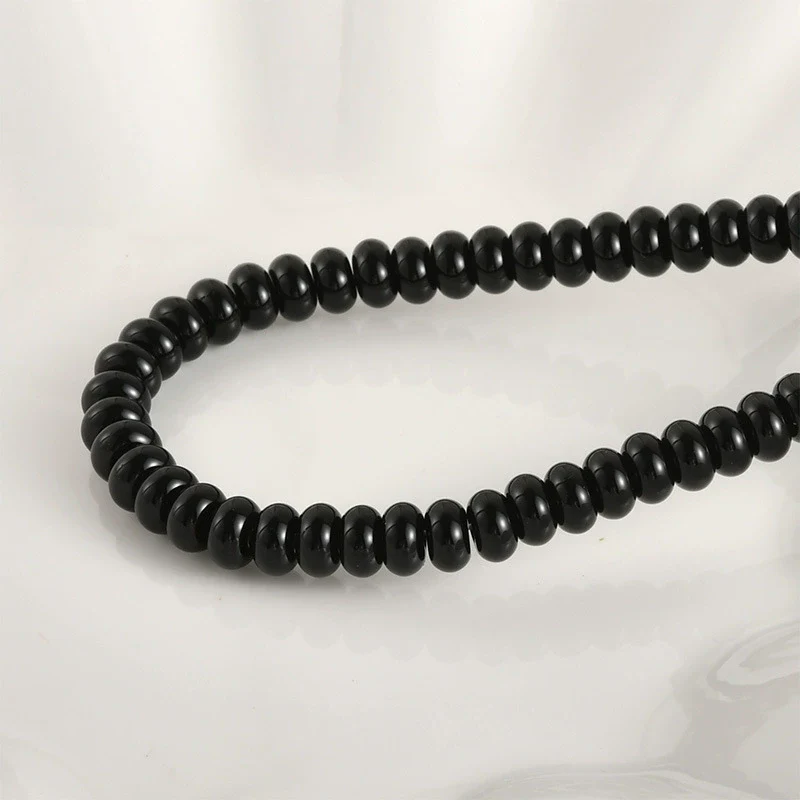 Jewelry Accessories Glass Glazed Pearlescent Flat Beads For Diy Bracelet Necklace - Image 15