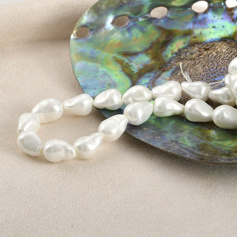 Jewelry Accessories Materials Glass Glazed Imitation Baroque Pearls Irregular Specialshaped Electroplated Beads For Earrings Necklace Bracelet - Image 3