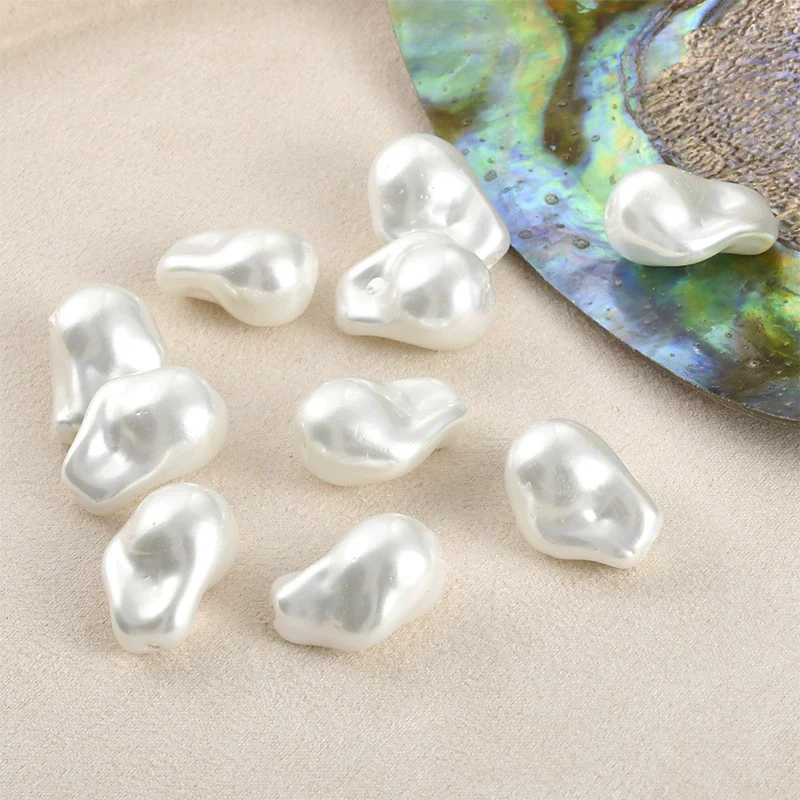Jewelry Accessories Materials Glass Glazed Imitation Baroque Pearls Irregular Specialshaped Electroplated Beads For Earrings Necklace Bracelet - Image 4