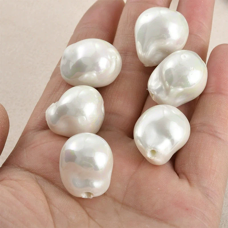 Jewelry Accessories Materials Glass Glazed Imitation Baroque Pearls Irregular Specialshaped Electroplated Beads For Earrings Necklace Bracelet - Image 5