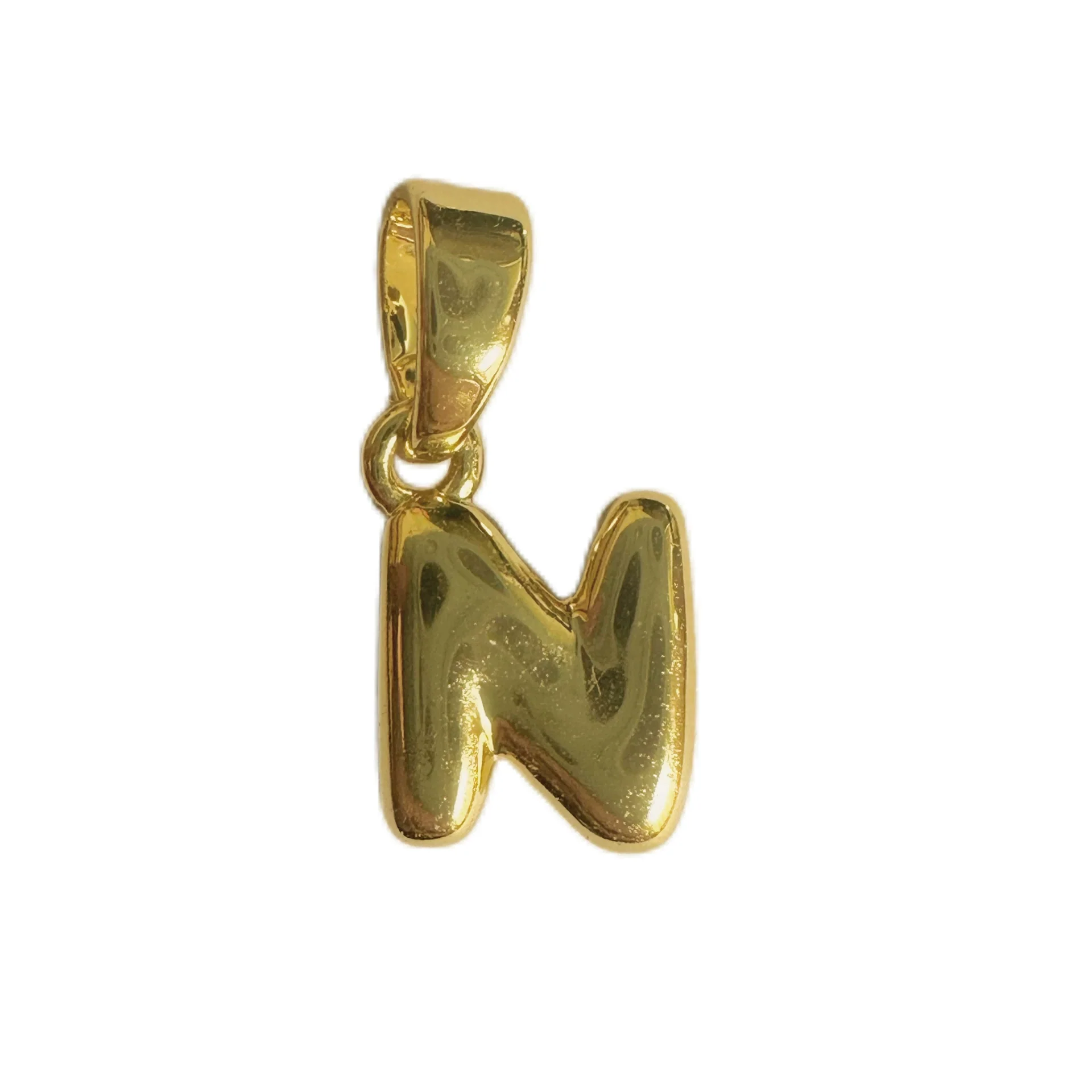 Jewelry Accessories Mini Necklace Pendant English Letter Bubble Stainless Steel Electroplated - Image 19