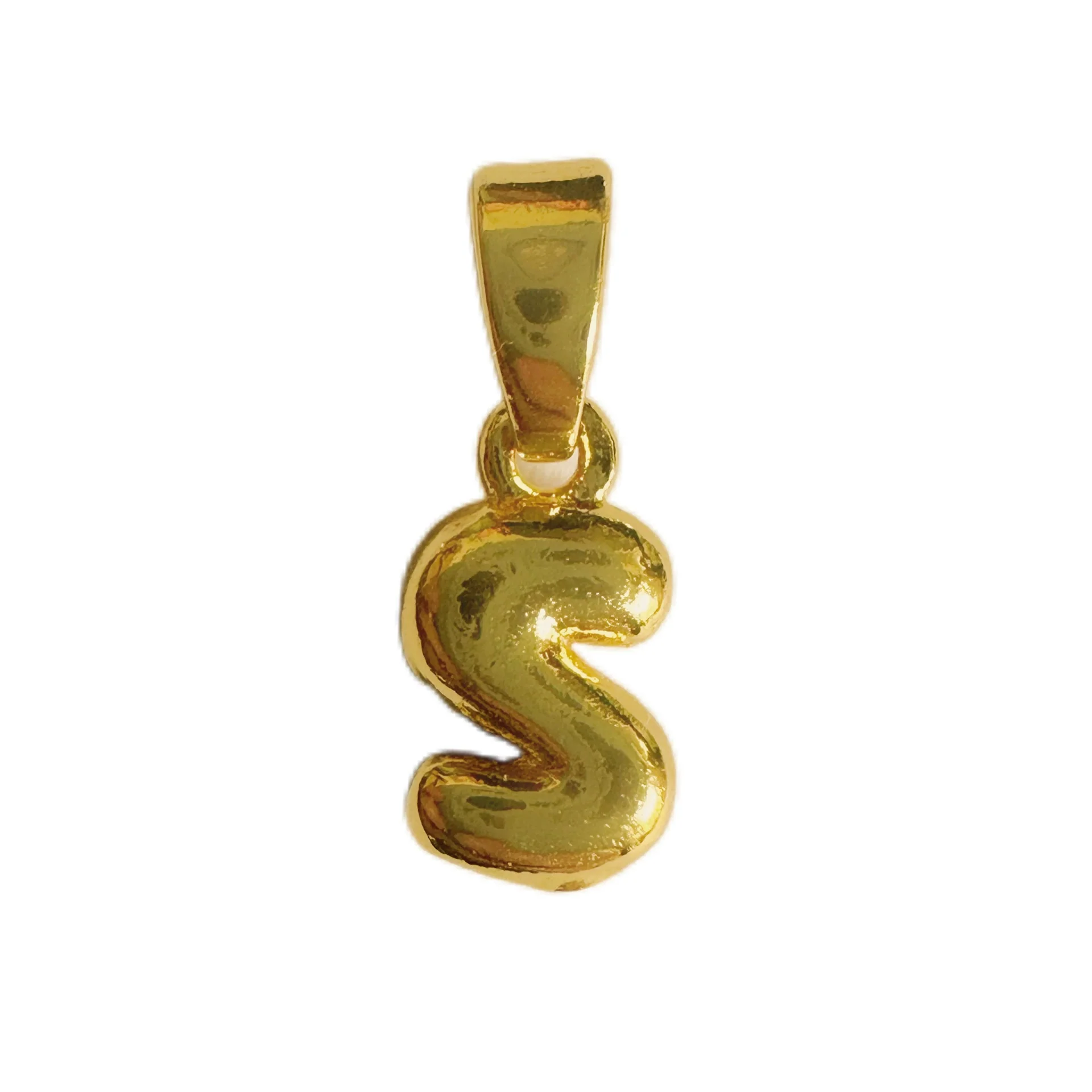 Jewelry Accessories Mini Necklace Pendant English Letter Bubble Stainless Steel Electroplated - Image 24