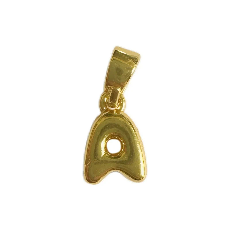 Jewelry Accessories Mini Necklace Pendant English Letter Bubble Stainless Steel Electroplated - Image 5