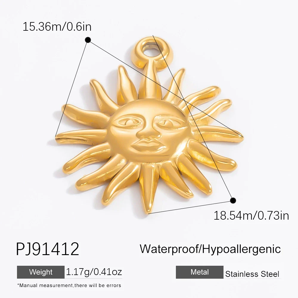 Jewelry Accessories Necklace Bracelet Love Coral Pattern Titanium Steel Electroplated - Image 42