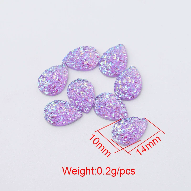 Jewelry Accessories Resin Plastic Earrings With Water Droplets Crystal Cluster Star Design - Image 4