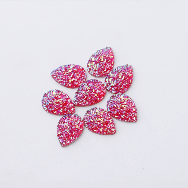 Jewelry Accessories Resin Plastic Earrings With Water Droplets Crystal Cluster Star Design - Image 8
