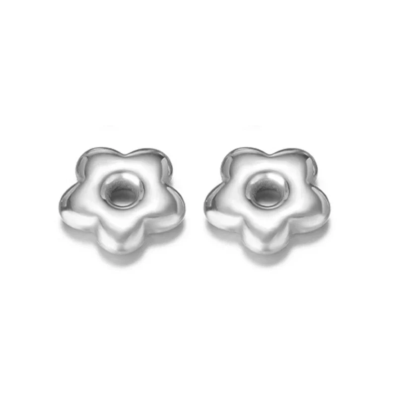 Jewelry Accessories Stainless Steel Flowers Geometric Fivepointed Star Square Gasket Beads Electroplated Pendant For Necklace Bracelet - Image 18