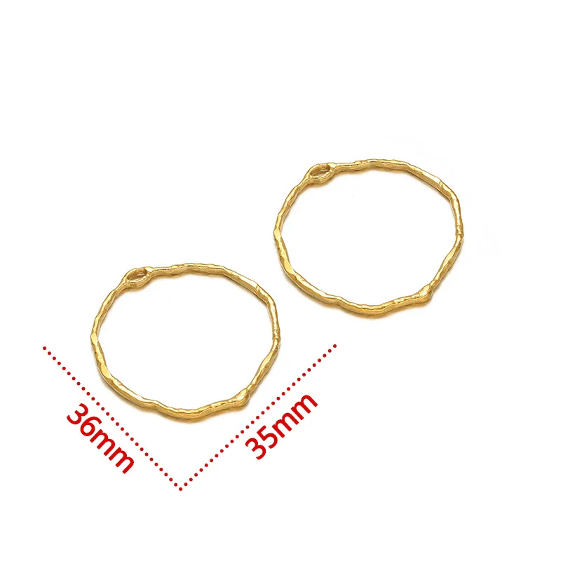 Jewelry Accessories Stainless Steel Heart Geometric Hollow Pendant Electroplated - Image 6