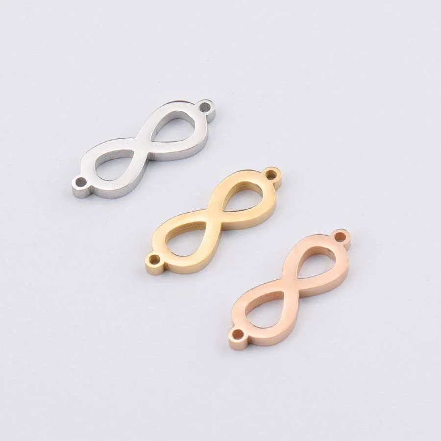 Jewelry Accessories Stainless Steel Infinity 8 Shaped Pendant With Fine Polishing
