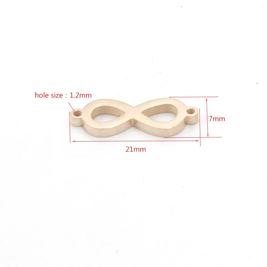 Jewelry Accessories Stainless Steel Infinity 8 Shaped Pendant With Fine Polishing - Image 4