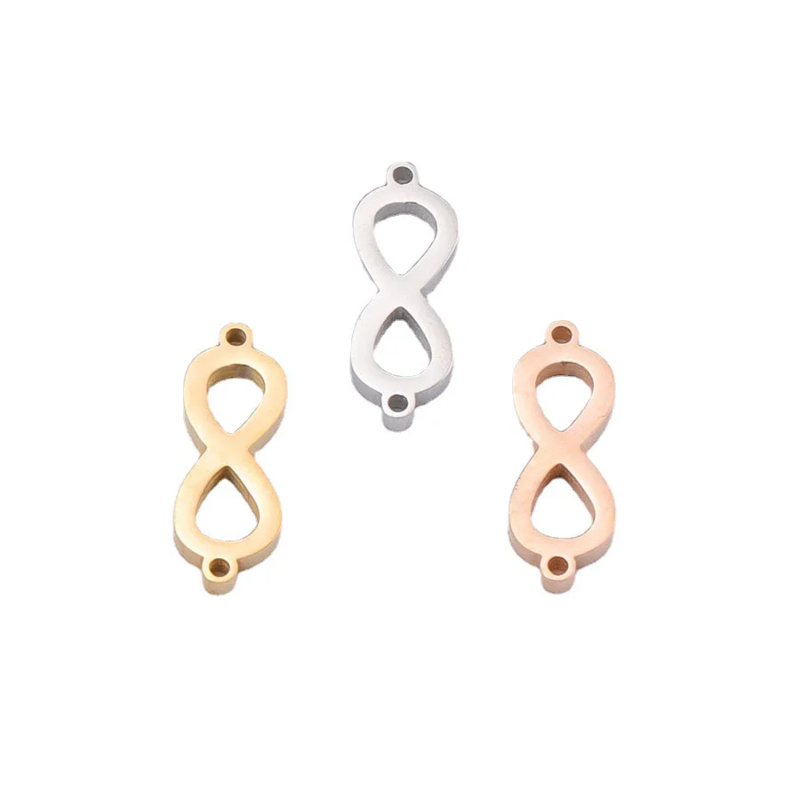 Jewelry Accessories Stainless Steel Infinity 8 Shaped Pendant With Fine Polishing - Image 5