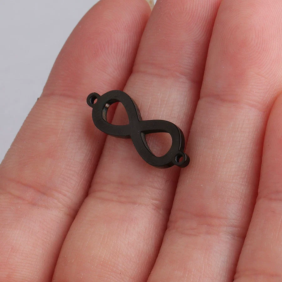 Jewelry Accessories Stainless Steel Infinity 8 Shaped Pendant With Fine Polishing - Image 9