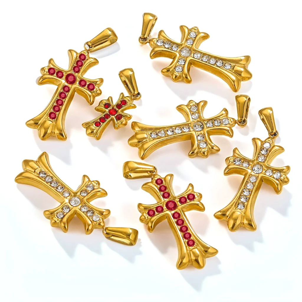 Jewelry Accessories Stainless Steel Minimalist Style Electroplated Bracelet Necklace Pendant - Image 5