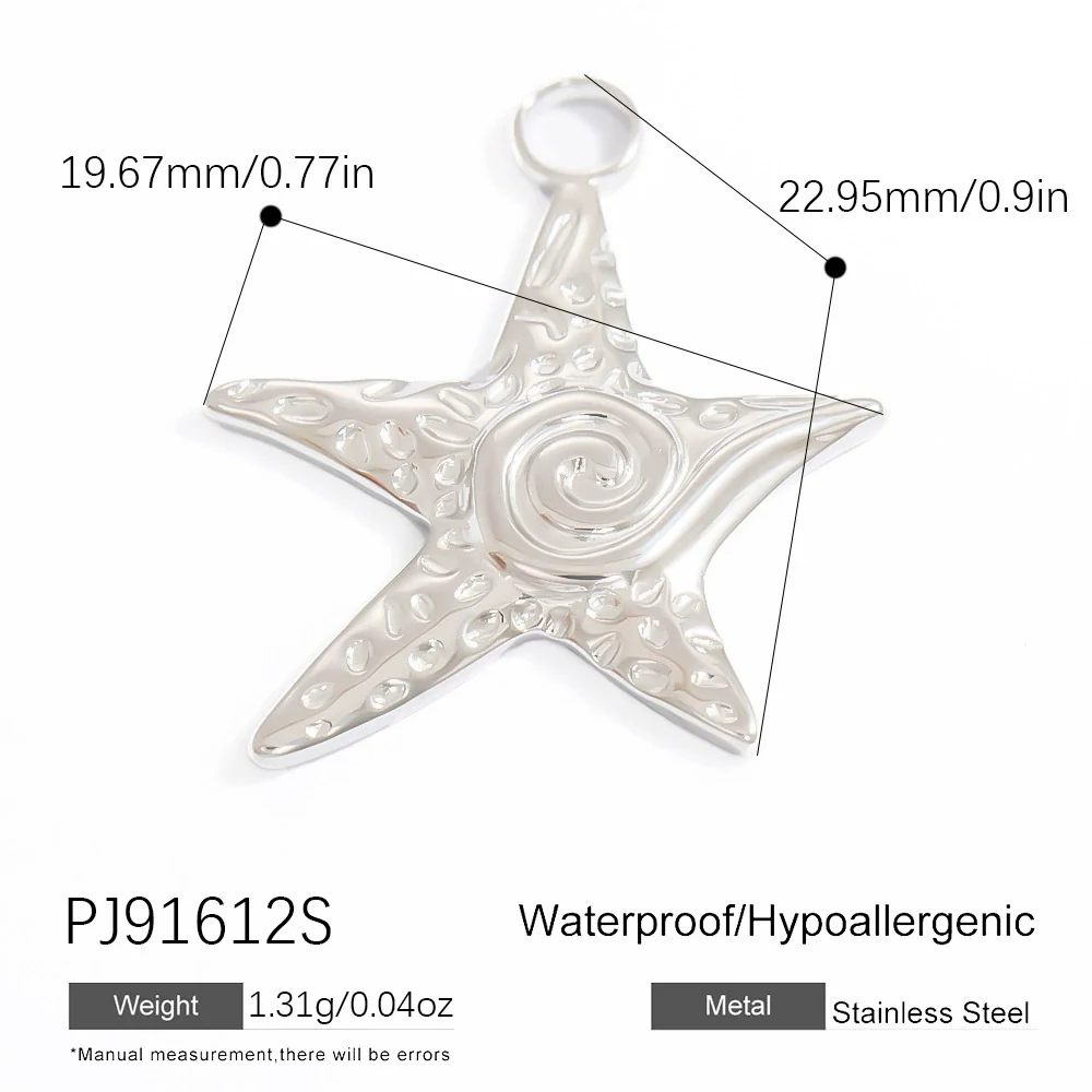 Jewelry Accessories Stainless Steel Pendant With Eyes Pattern Vacuum Electroplated - Image 9