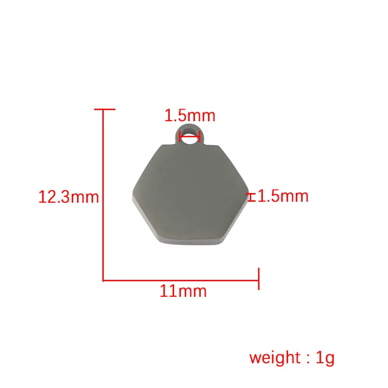 Jewelry Accessories Stainless Steel Polygon Pendant Electroplating Fashion Geometric - Image 5
