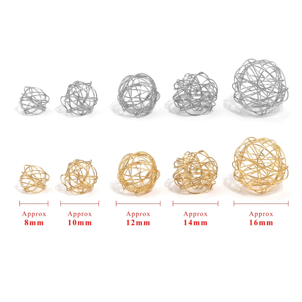 Jewelry Accessories Stainless Steel Wire Ball Pendant Titanium Steel Hollow Bohemian Style With Eyes Pattern Dripping Oil Enamel Process Round And Heart Shape - Image 2