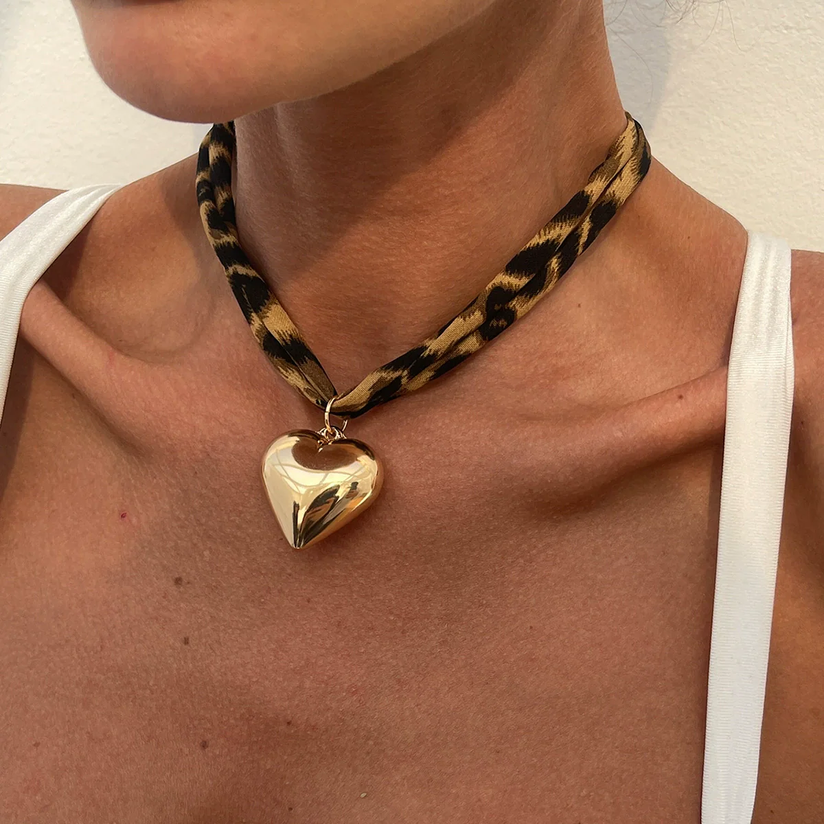 Jewelry Alloy Clavicle Chain Pendant Necklace Geometric Style Electroplating - Image 12