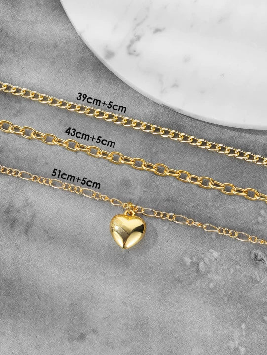 Jewelry Alloy Doublelayer Clavicle Chain Snake Pendant Necklace With Geometric Pattern And Dripping Oil Design For Women - Image 2