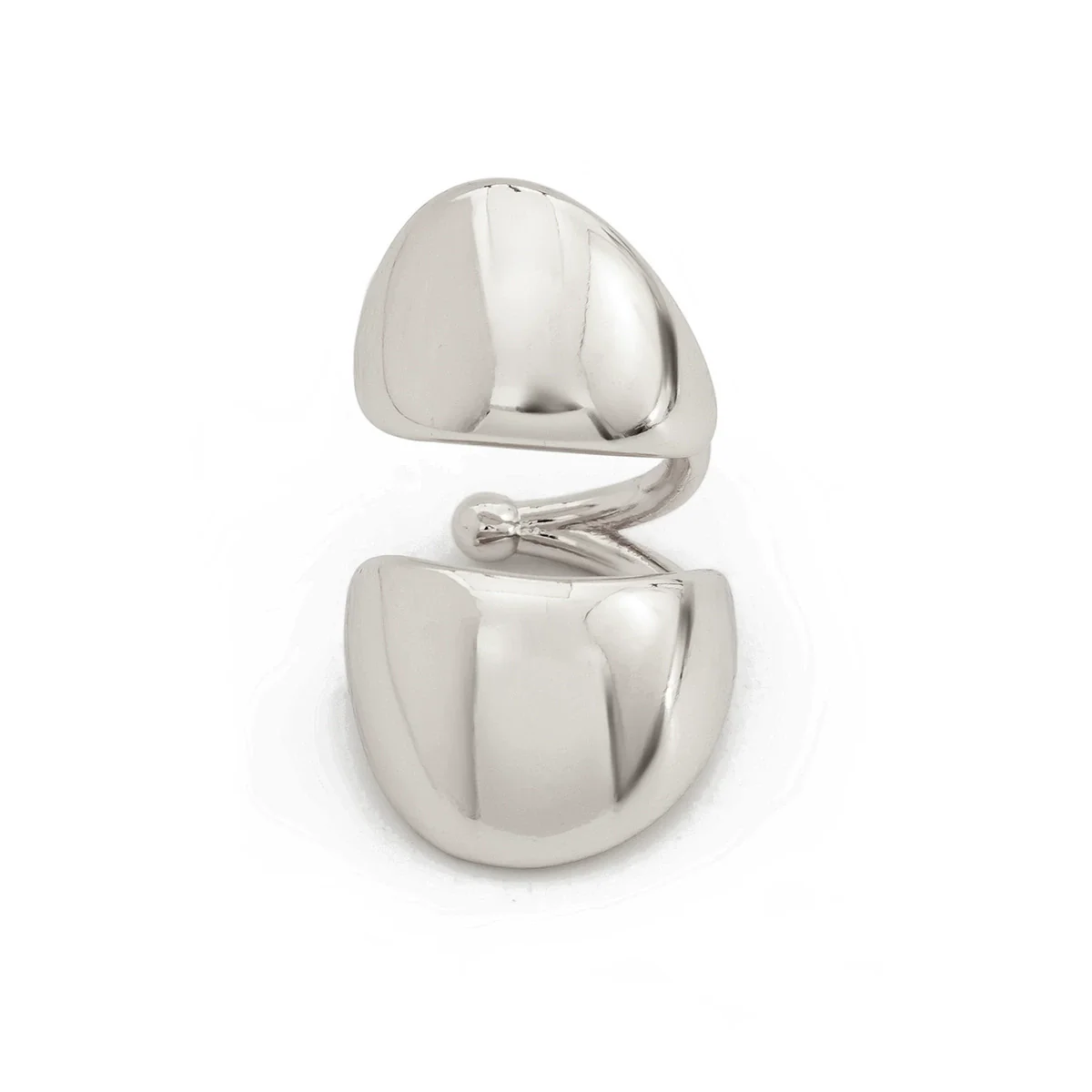 Jewelry Alloy Ear Clip Niche Geometric Electroplated - Image 5