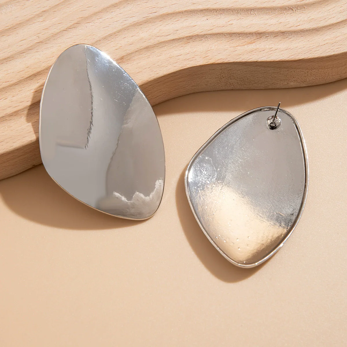 Jewelry Alloy Geometric Electroplated Women's Ear Studs - Image 4