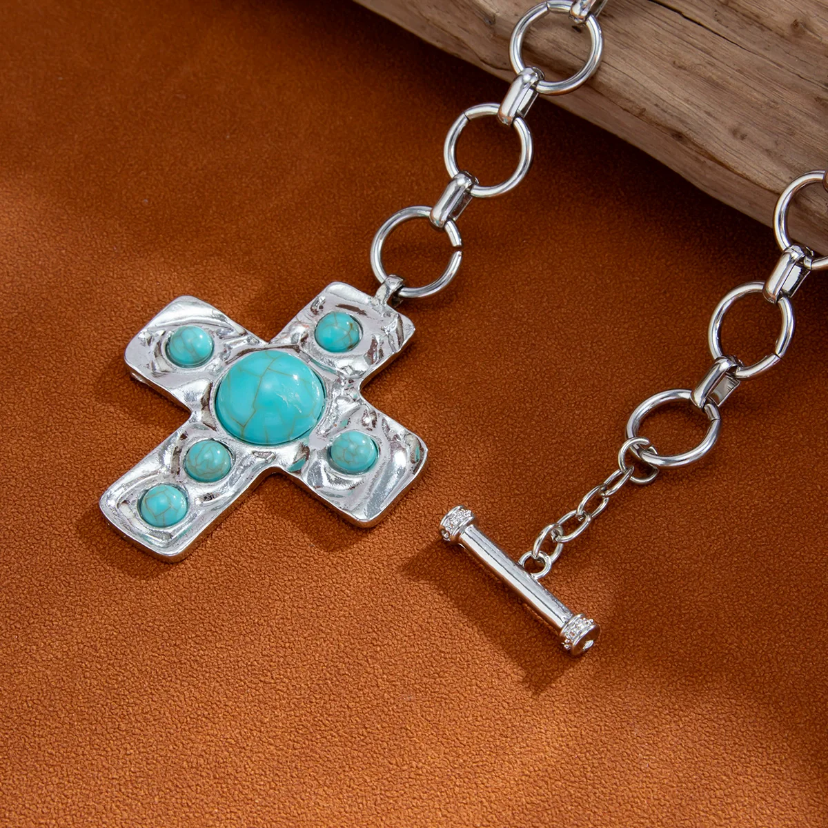 Jewelry Alloy Geometric Pendant Clavicle Chain With Electroplating For Women - Image 4