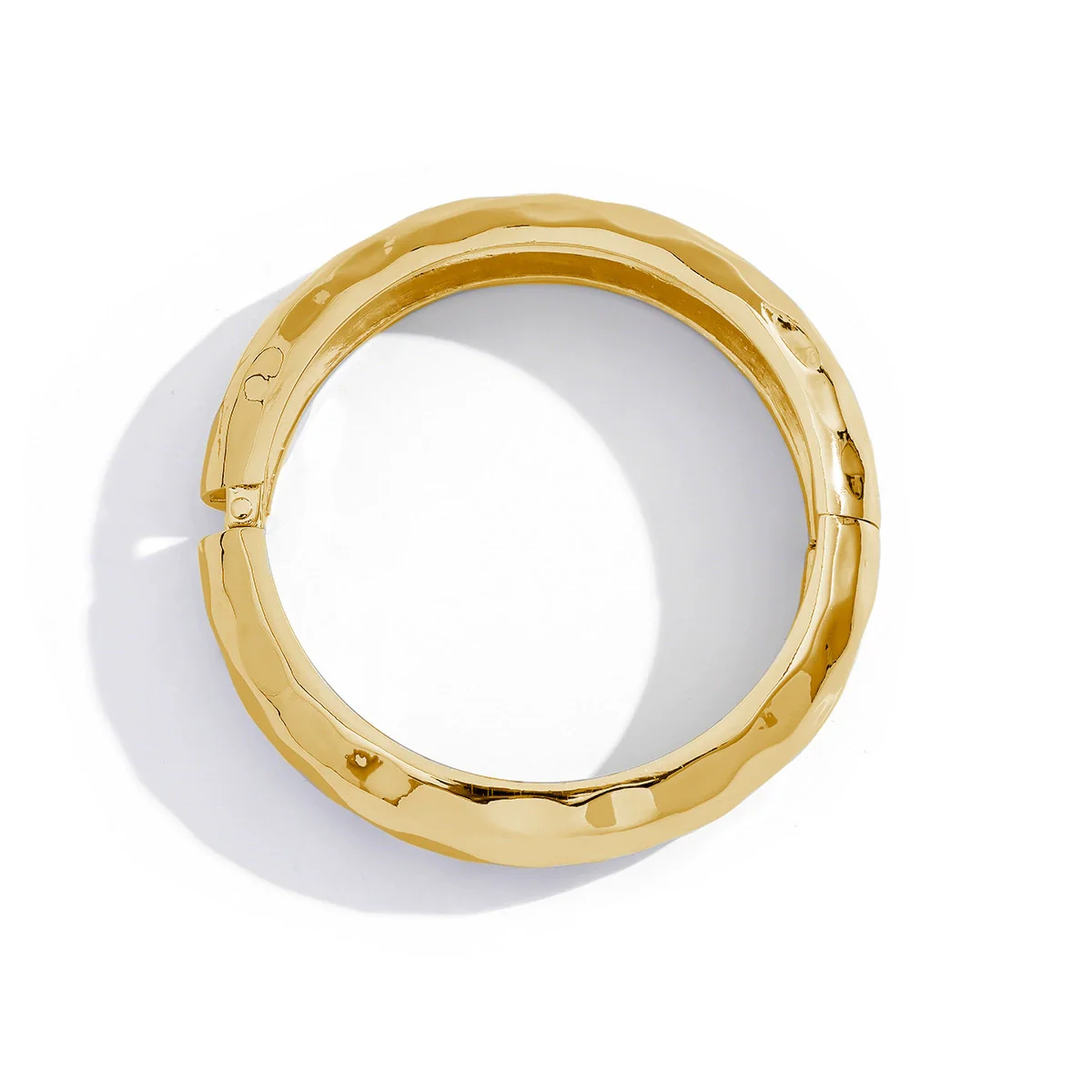 Jewelry Alloy Highend Irregular Round Spring Bracelet With Electroplating - Image 4