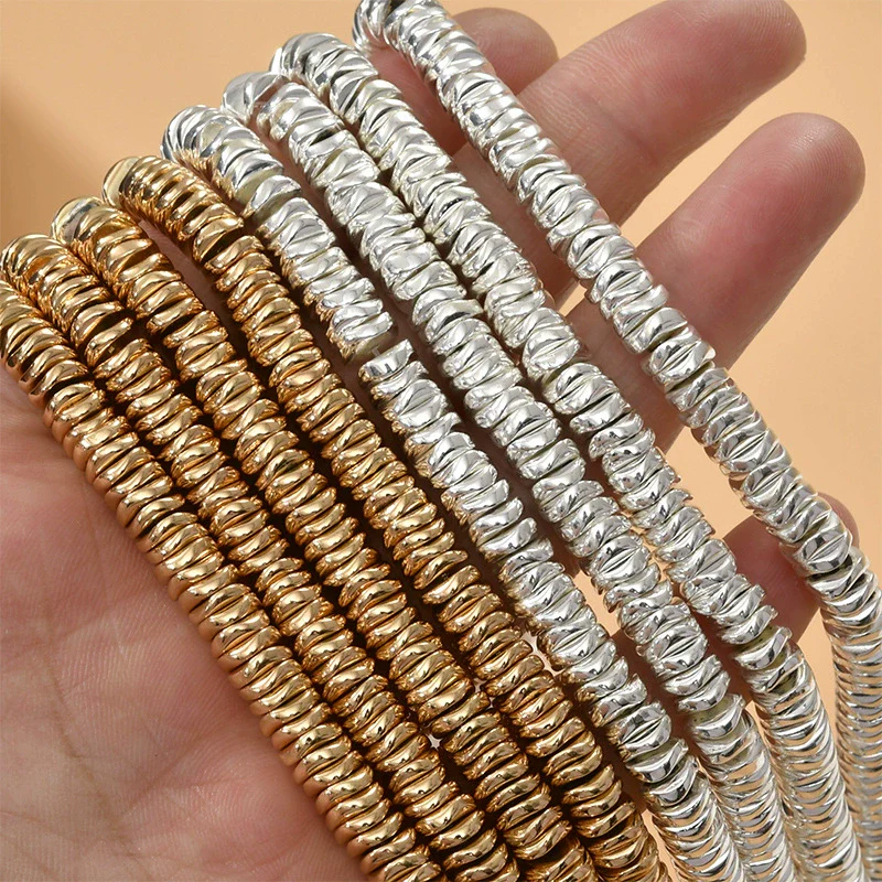 Jewelry Black Gallstone Cut Angle Wave Spacer Gasket Beaded Accessories Material Electroplated