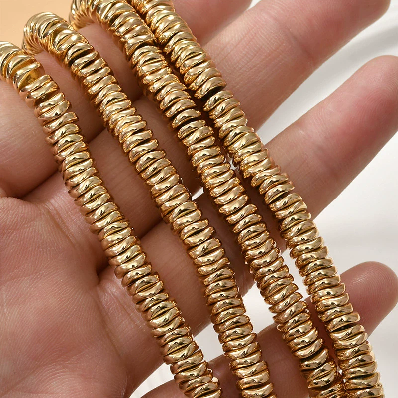 Jewelry Black Gallstone Cut Angle Wave Spacer Gasket Beaded Accessories Material Electroplated - Image 2