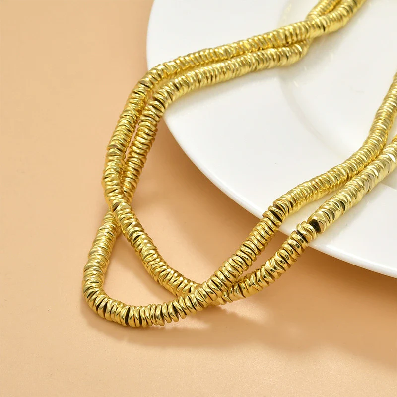 Jewelry Black Gallstone Cut Angle Wave Spacer Gasket Beaded Accessories Material Electroplated - Image 8