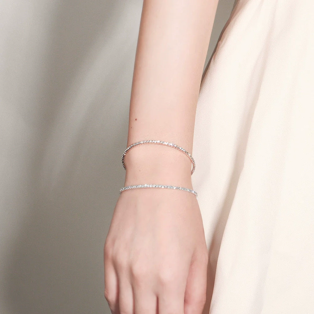 Jewelry Bracelet Rhinestone Cross Trendy Fine Allmatch Elastic - Image 3