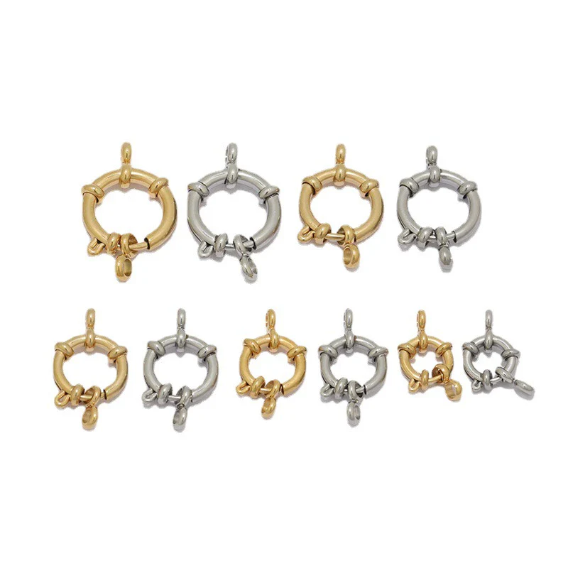 Jewelry Buckle Stainless Steel Electroplated Steering Wheel Pattern - Image 4