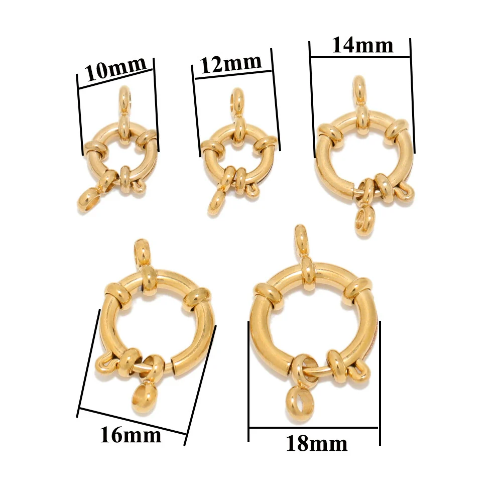 Jewelry Buckle Stainless Steel Electroplated Steering Wheel Pattern - Image 5