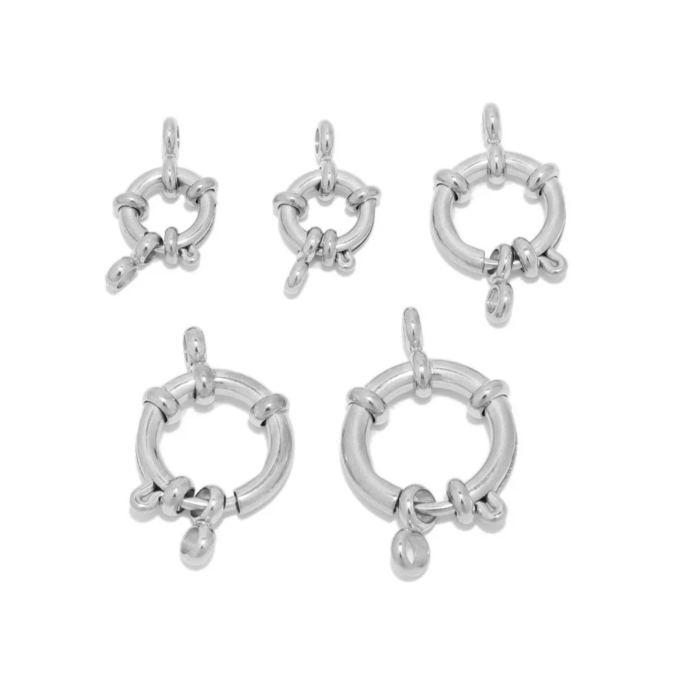 Jewelry Buckle Stainless Steel Electroplated Steering Wheel Pattern - Image 6