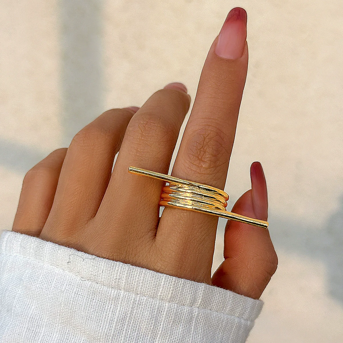 Jewelry Butterfly Knuckle Ring Alloy Bow Electroplated - Image 9