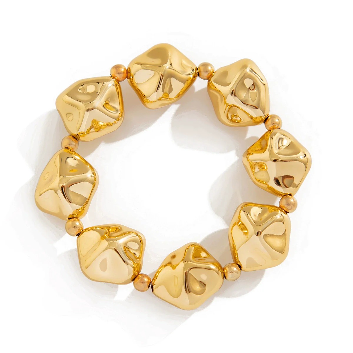 Jewelry Ccb Geometric Shaped Light Luxury Clavicle Chain With Electroplating - Image 5